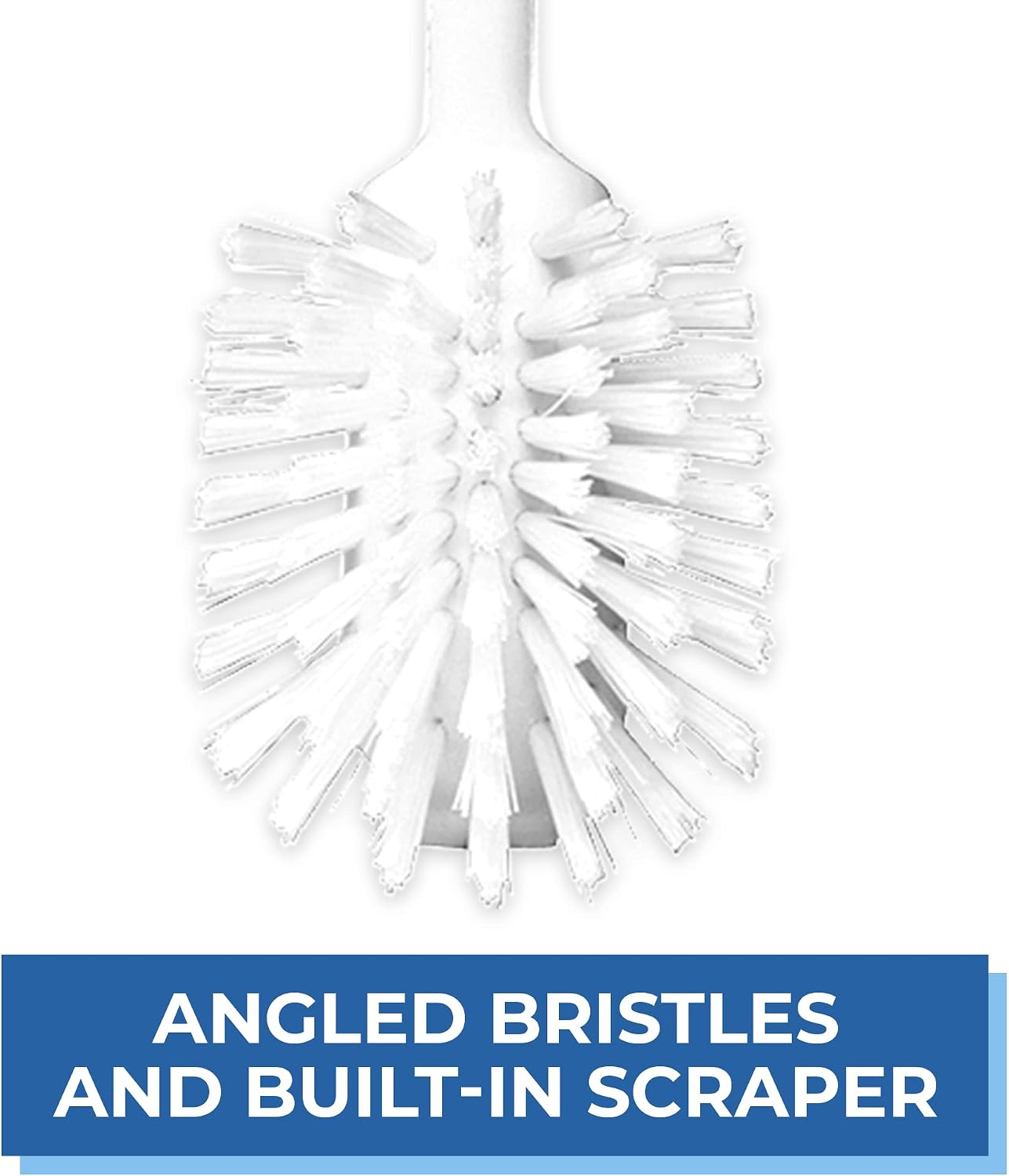 Cepillo plato raspar borde mediano 11 PP/PBT blanco