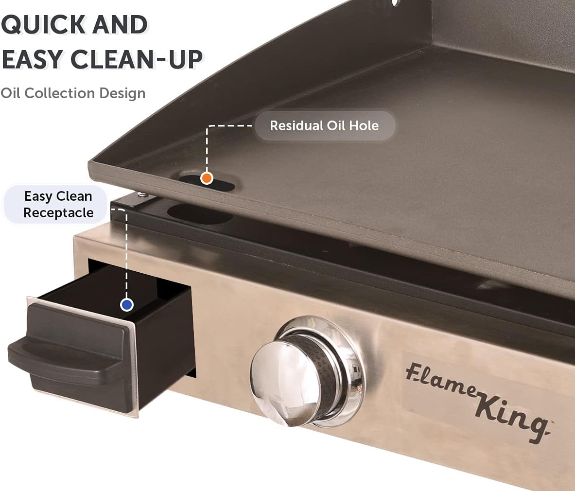 Plancha hierro fundido propano para acampar
