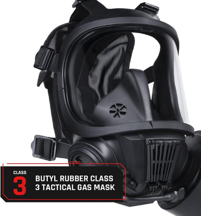 Respirador CS-101 Clase 3 Arnés 6 Ptos Doble OTAN