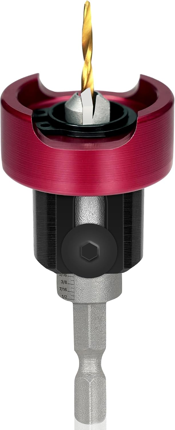 Broca cónica avellanada 82° carburo 3/8x1/4 pulg ajustable