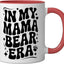 Taza Cerámica Mamá Oso Rojo/Blanco
