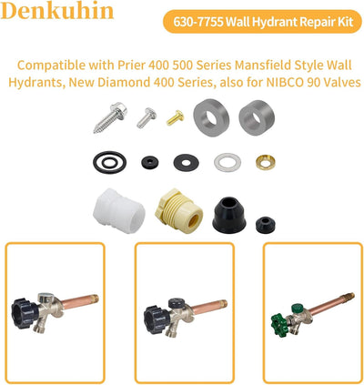 Kit reparación hidrante pared comp Mansfield serie 300-500