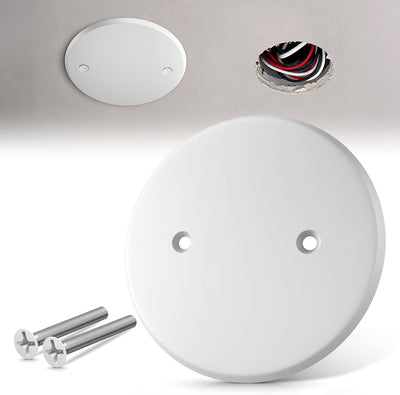 Placa techo metal 5pulg para caja eléctrica 3.5pulg