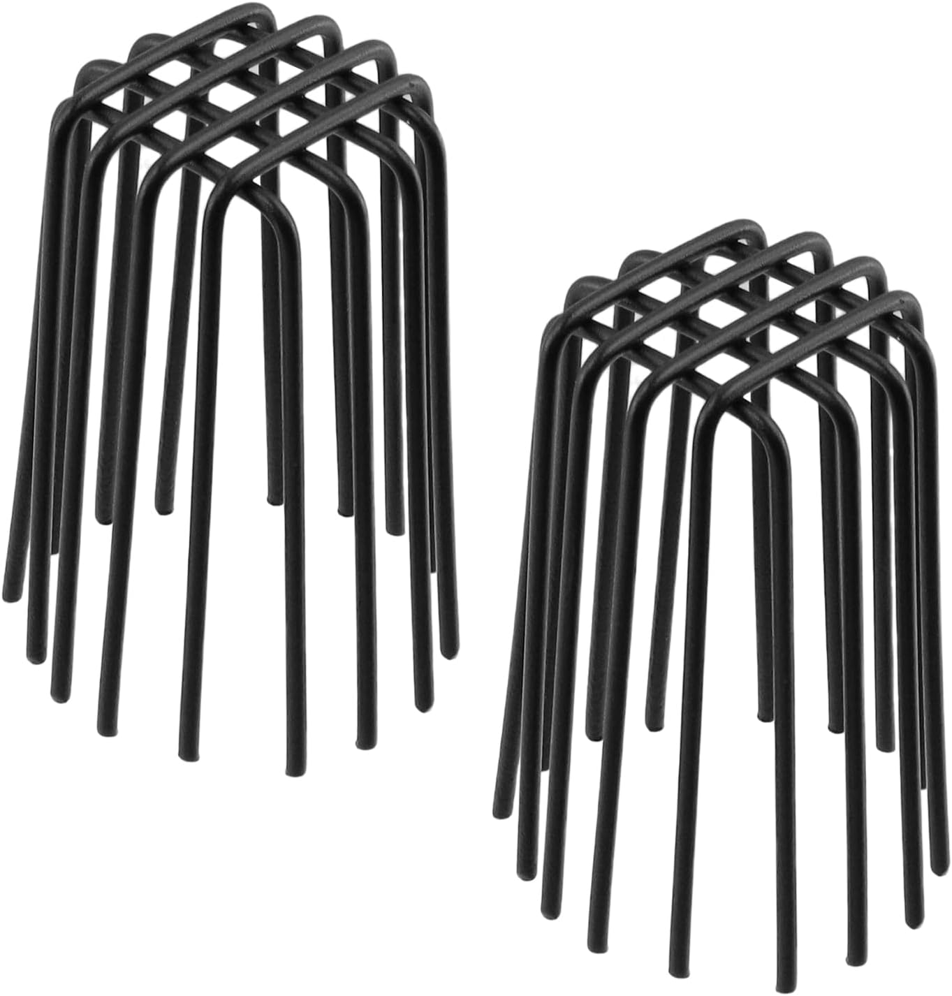 Tapón rejilla ventilación PVC acero inox 304 negro 45mm 2 Pzas