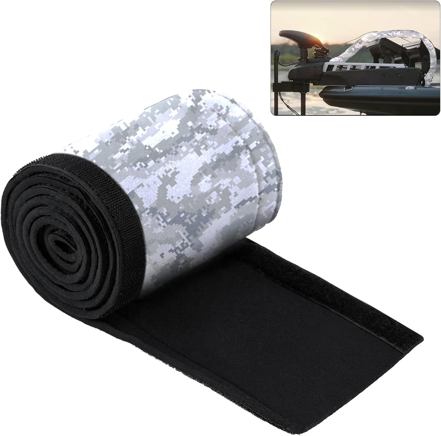 Funda neopreno cable motor 60pulg proteccion organizacion