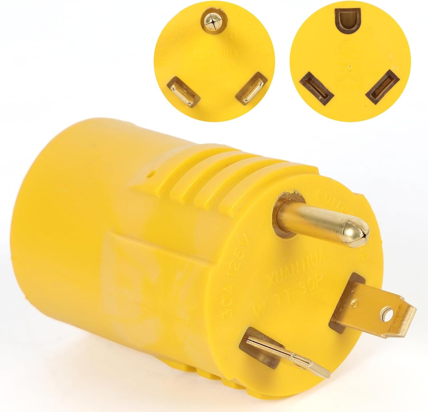 Adaptador NEMA TT-30P a TT-30R 30A enchufe RV