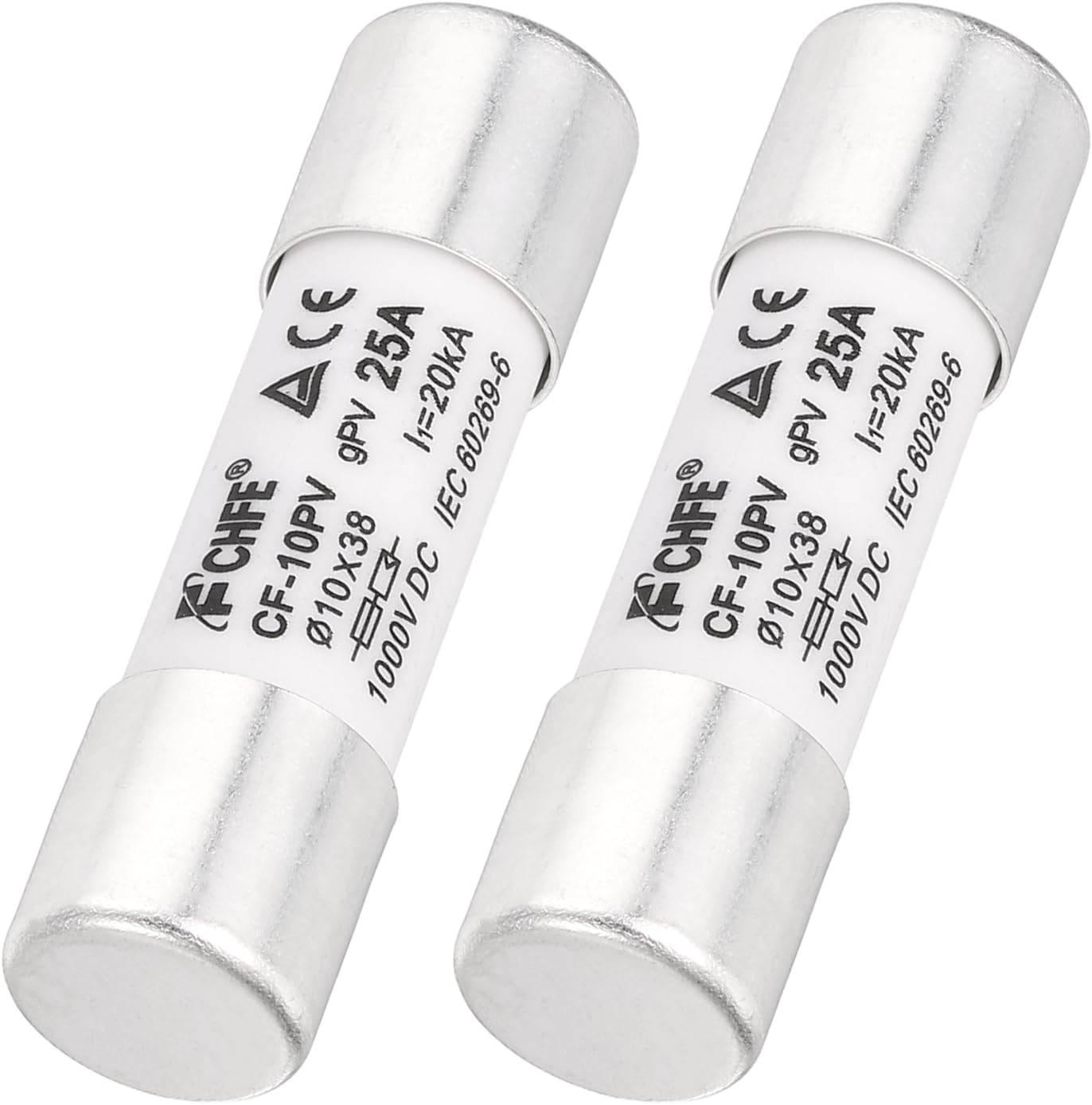 Fusible solar 1000V 25A retardo tiempo para sistemas DIY