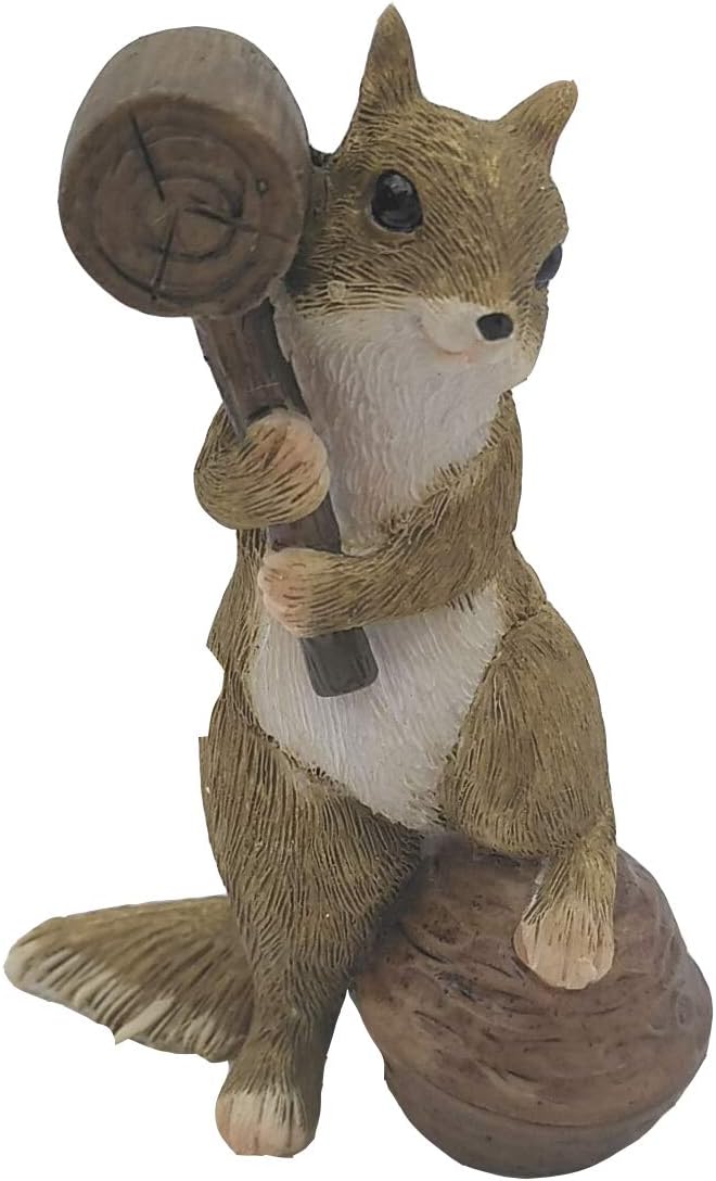 Figura ardilla jardín cree en ti