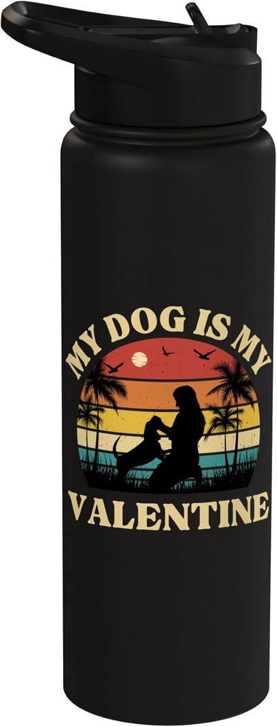Botella de agua acero inoxidable para amantes de perros