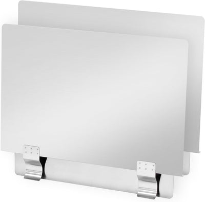 2 Protectores Salpicaduras Acero Inox Freidora Lateral 20.5x18pulg