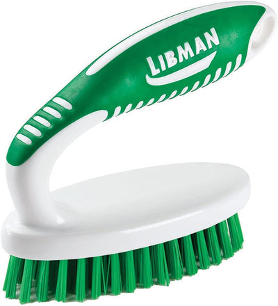 Cepillo pequeño para fregar 1.75x4.5pulg verde y blanco set 6