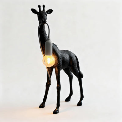 Lámpara jirafa resina H14 luz decorativa dormitorio