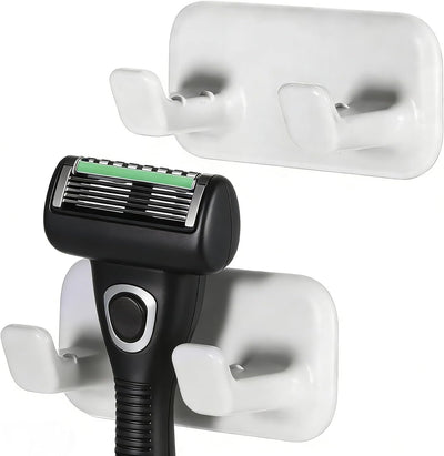 2 Soportes Autoadhesivos para Maquinilla Ducha Impermeables