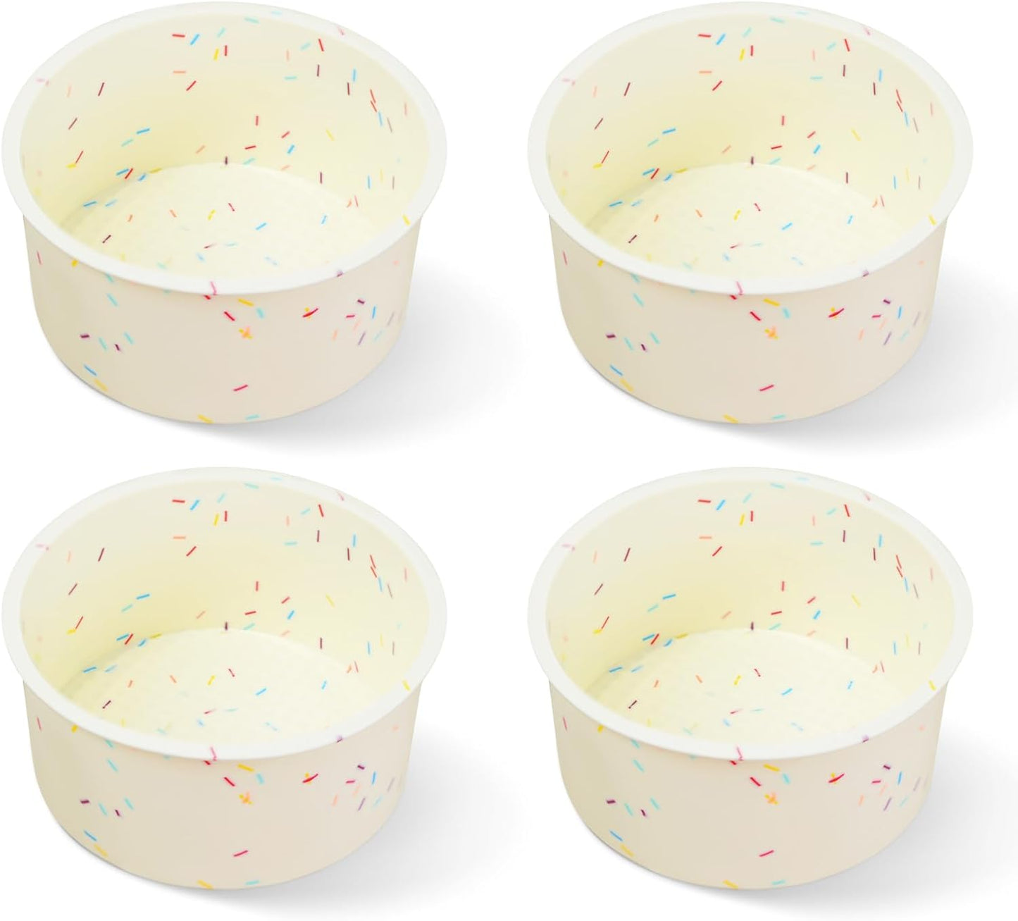 Molde redondo antiadherente sin BPA para pasteles de 4.75 pulgadas
