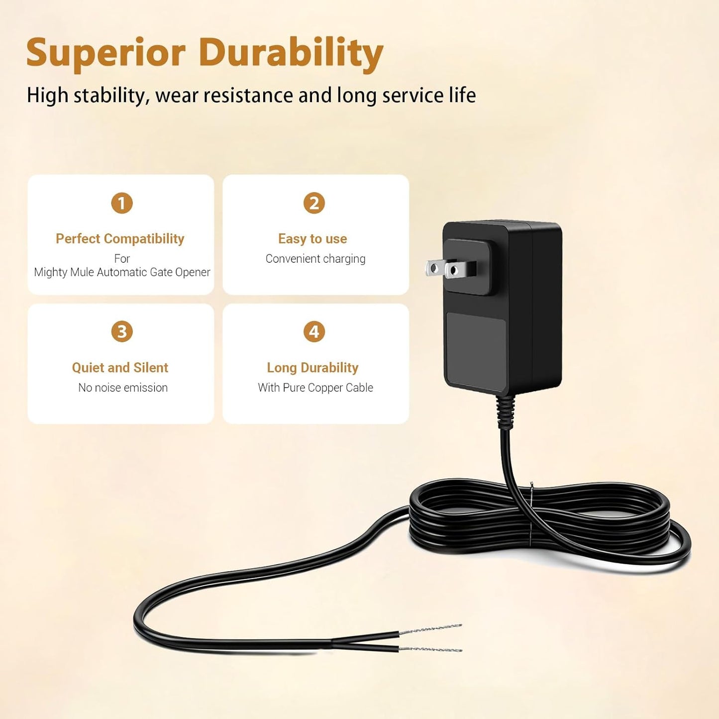 Cargador 19V para Abridor Puerta MM571W