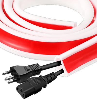 Ocultador cable autoadhesivo silicona flexible para TV