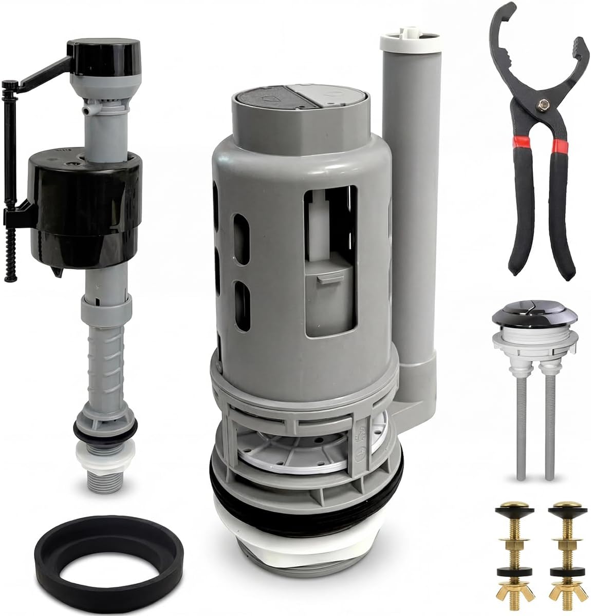 Kit repuesto válvula descarga 3pulg comp Glacier Bay y universal