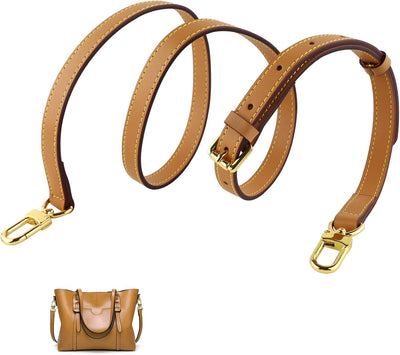 Correa cuero Vachetta ajustable para bolsos mujer amarillo