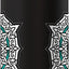 Botella agua acero inox térmica mandala teal