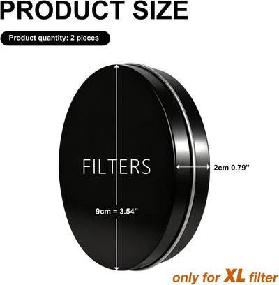 Paquete de 2 soportes portátiles para filtro AeroPress XL