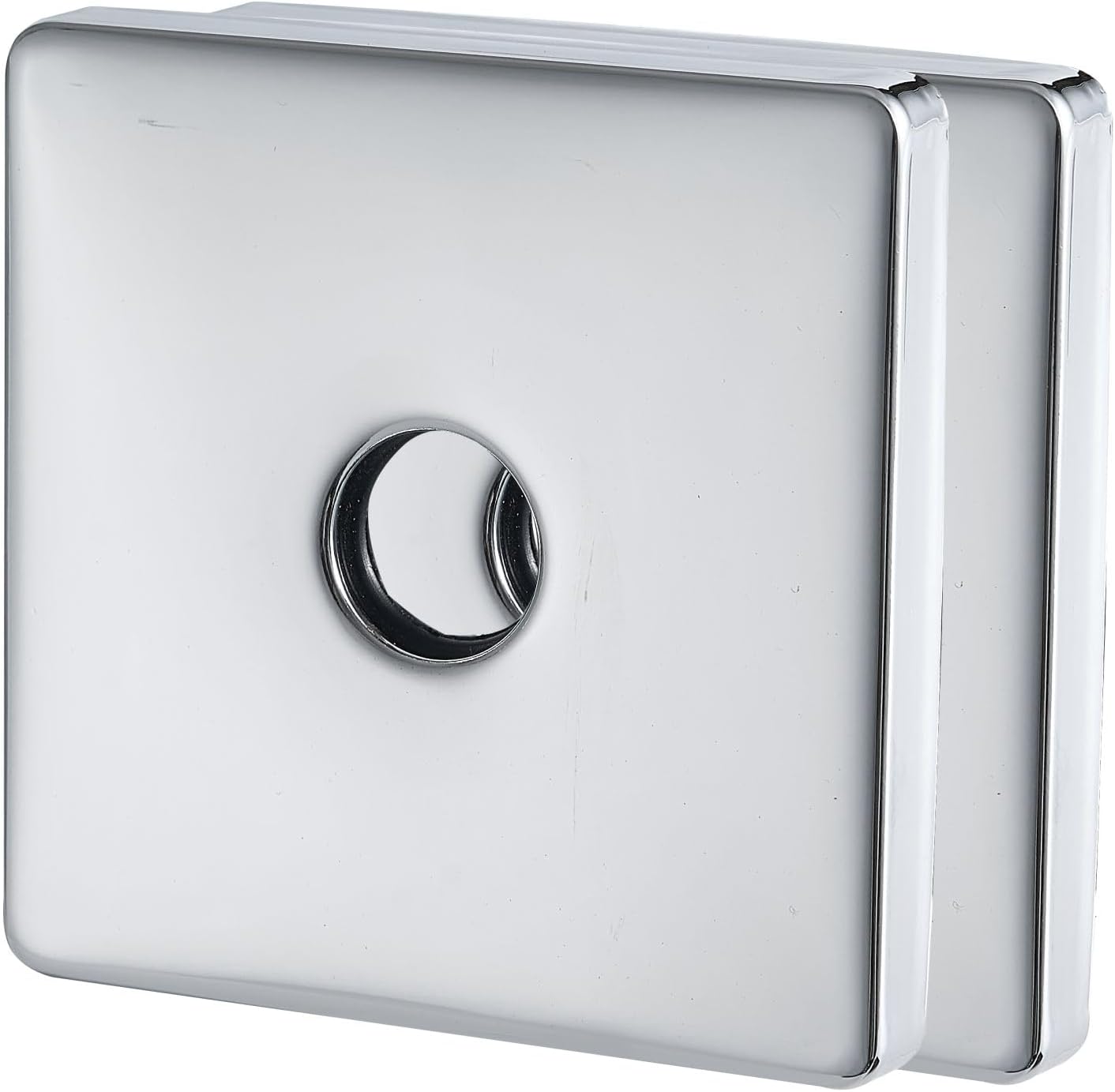 Brida ducha extra grande 3.5pulg paquete 2 cromado