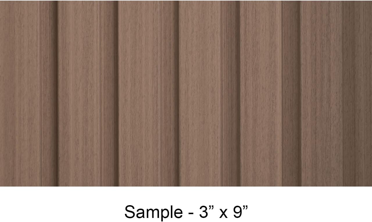 Muestras paredes listones madera beige rústico 3x9pulg set 2