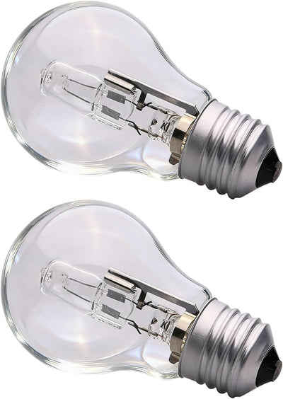 Bombilla Halógena A19 E26 43W 120V 2 Pzas