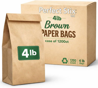 Bolsas de papel marrón para panadería, palomitas, dulces y comida para llevar