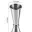 Paquete de 2 jiggers de acero inoxidable estilo japonés para bartending