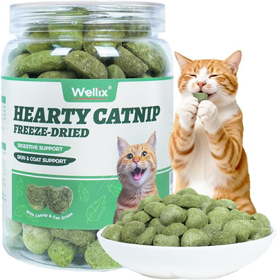 Golosinas liofilizadas para gatos con pollo y hierba gatera