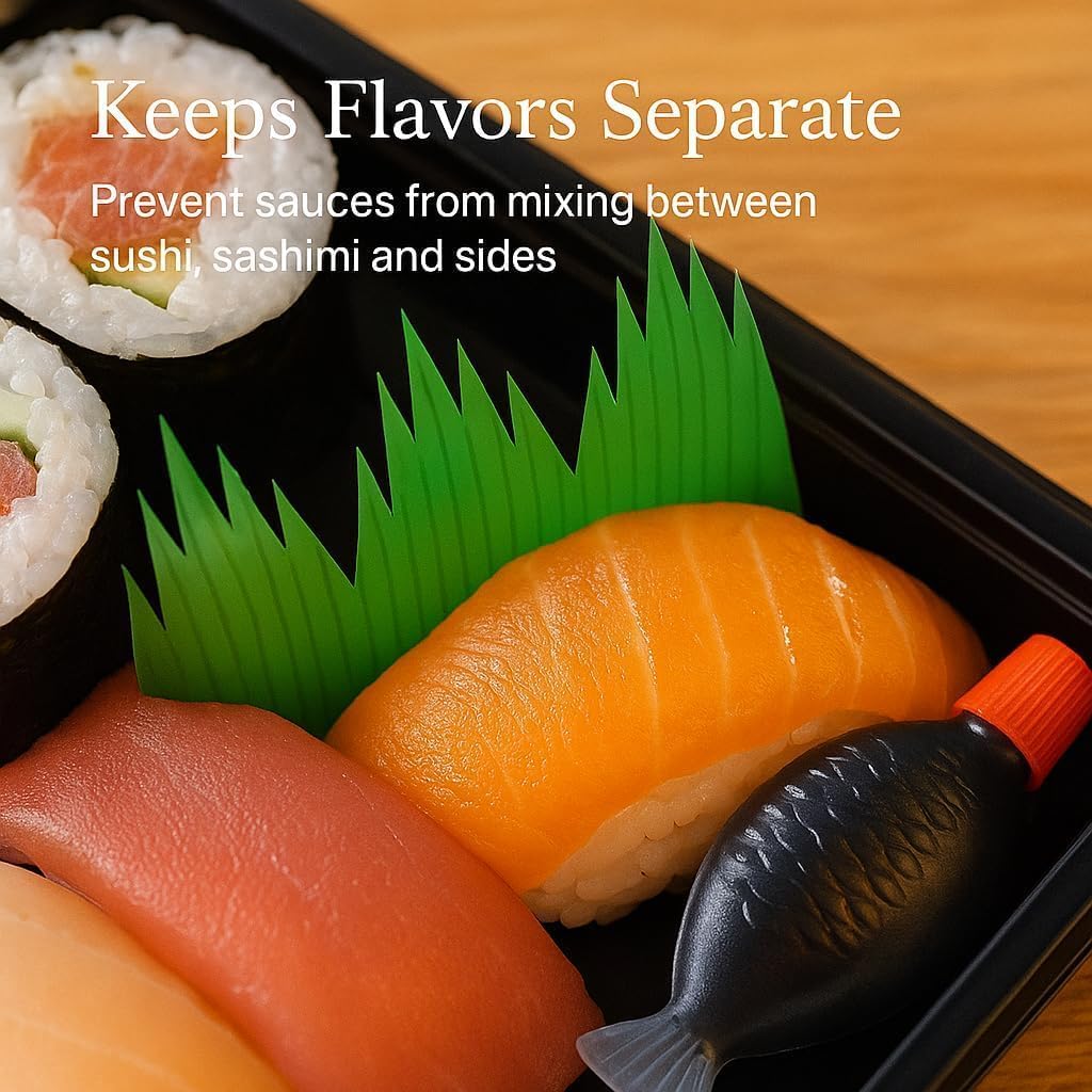 Separador hierba sushi plástico paquete 60 3x2pulg