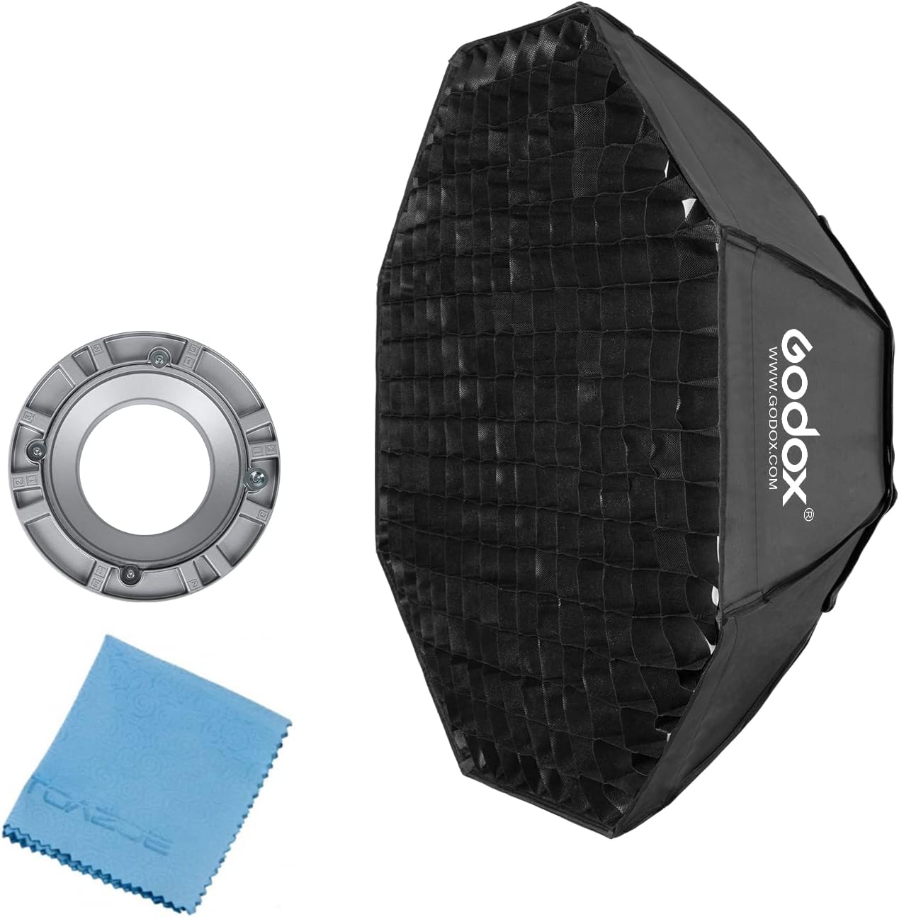Caja blanda rejilla panal 95cm soporte Bowens
