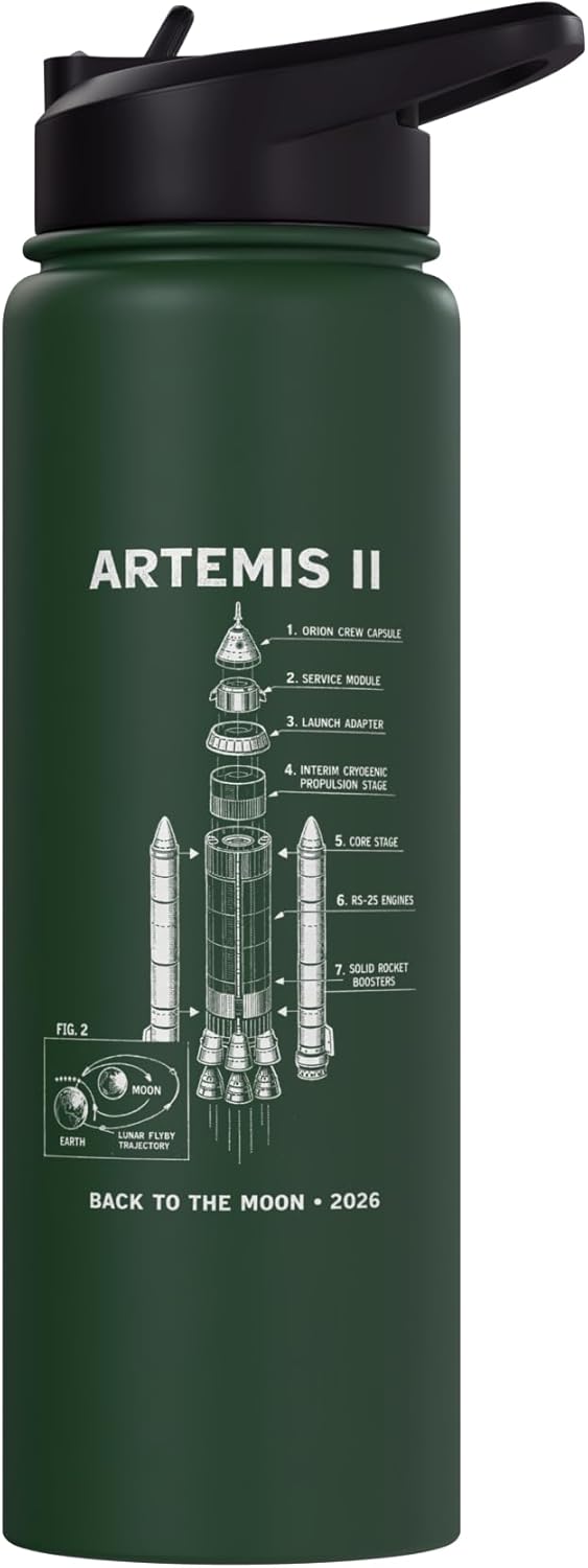 Botella agua acero inox aislada Artemis 2