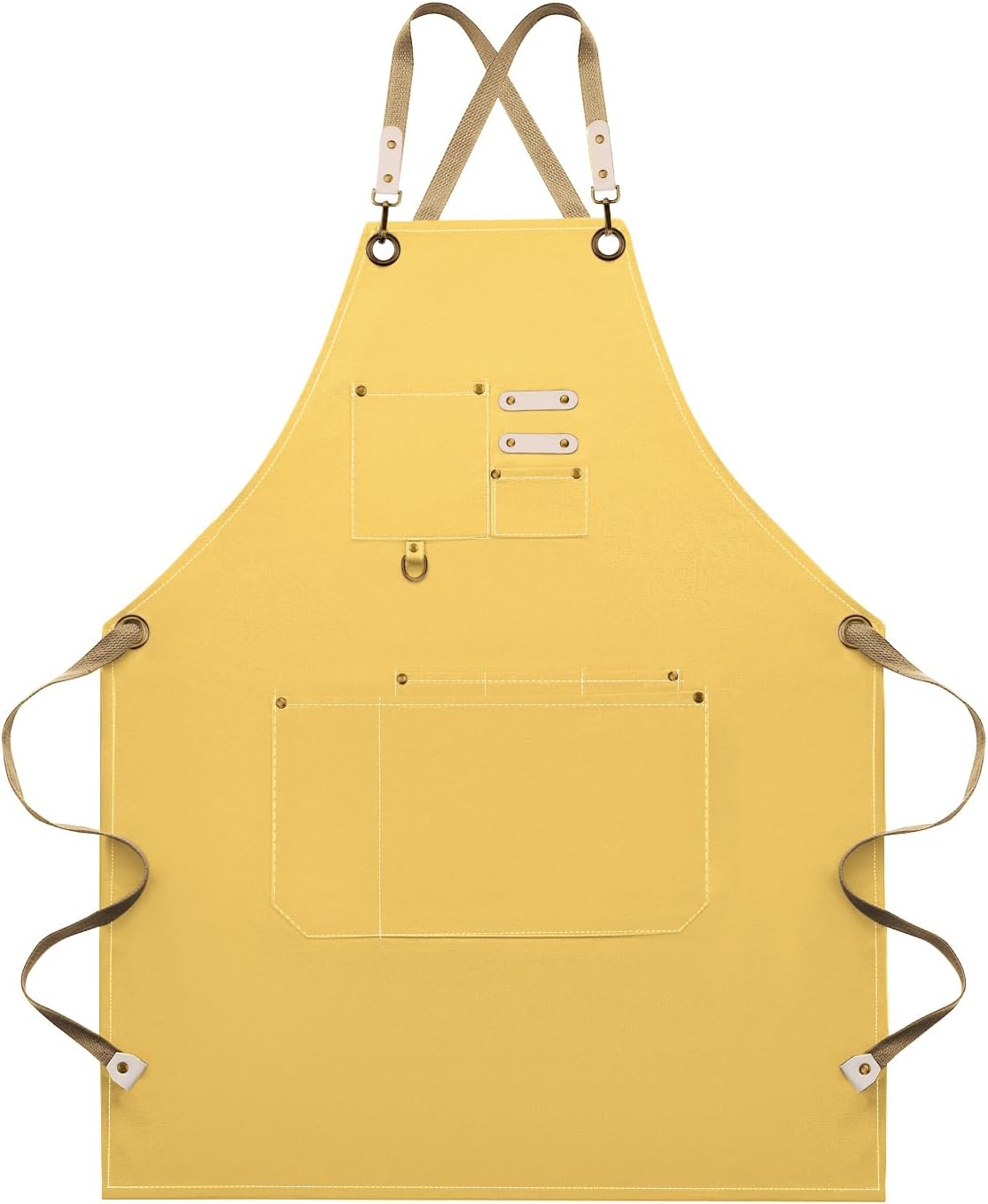 Delantal Chef Ajustable con Bolsillos Grandes