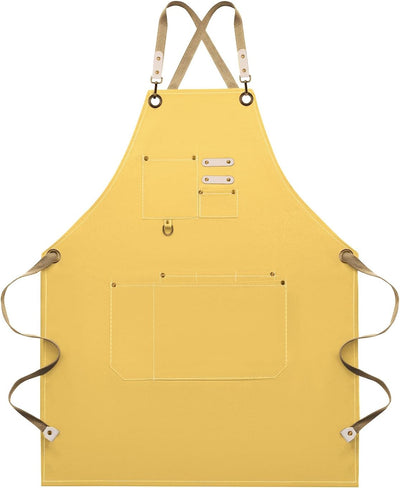 Delantal Chef Ajustable con Bolsillos Grandes