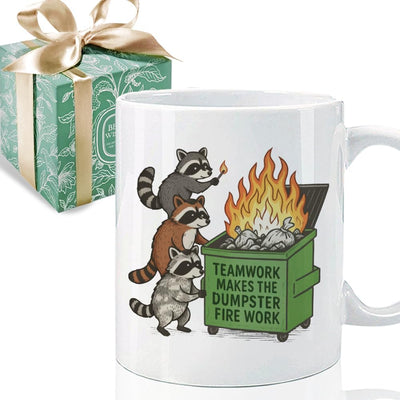 Taza mapache caos sarcástico 11oz regalo