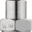 Enchufe aire 1/4 pulg comp 3/8 MNPT diseño alto flujo