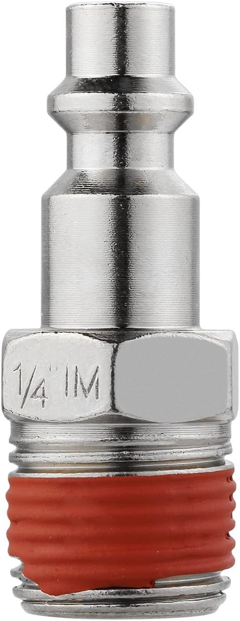 Enchufe aire 1/4 pulg comp 3/8 MNPT diseño alto flujo