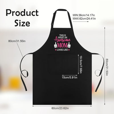 Delantal cocina ajustable con bolsillos regalo hombres mujeres