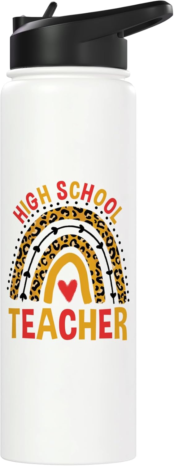 Bolso de agua estampado leopardo para profesores de secundaria