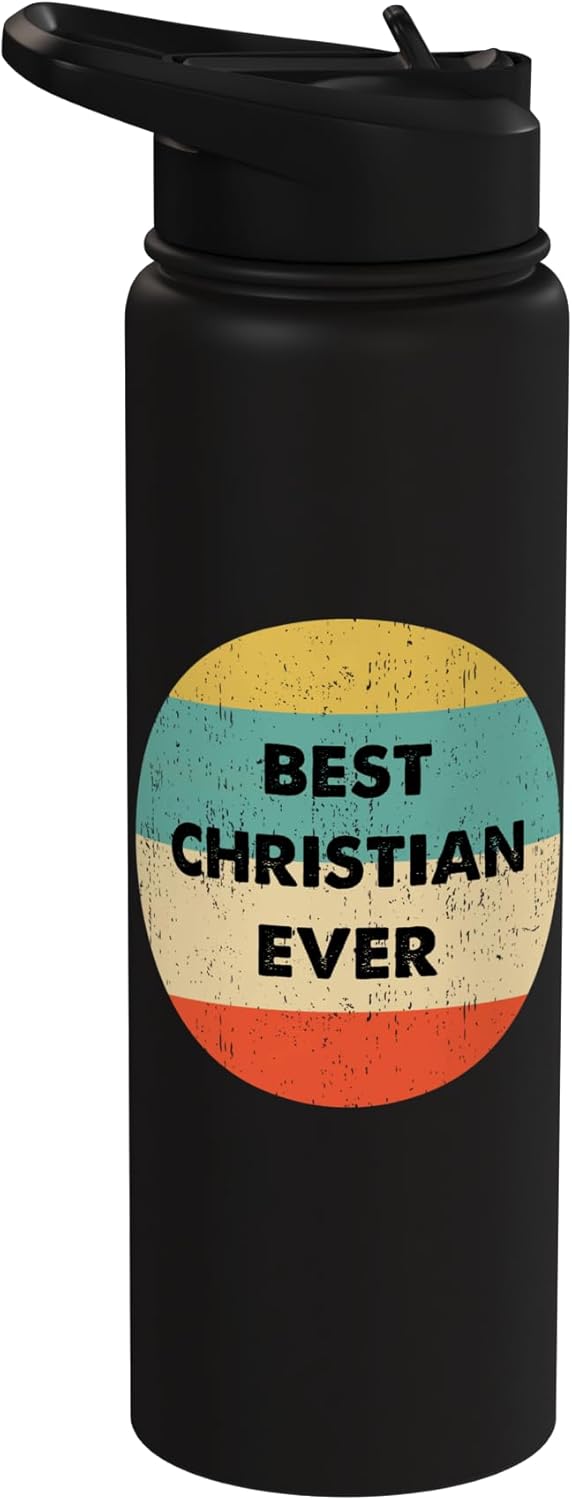 Botella de agua acero inoxidable Christian Name