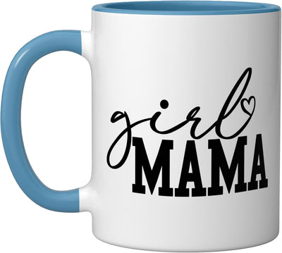 Taza Cerámica para Mamá Día de la Madre Azul/Blanco
