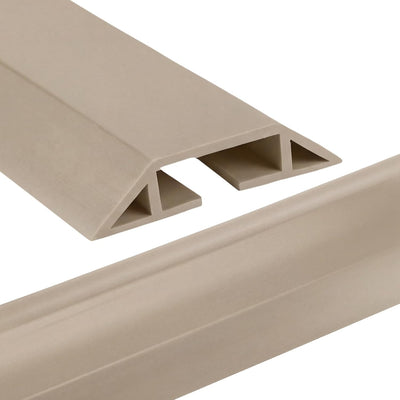 Cubierta cable suelo protector resistente beige 30pies