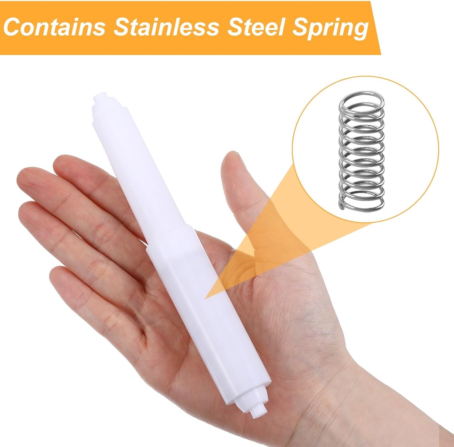 6 Pzas rollo papel higiénico repuesto soporte