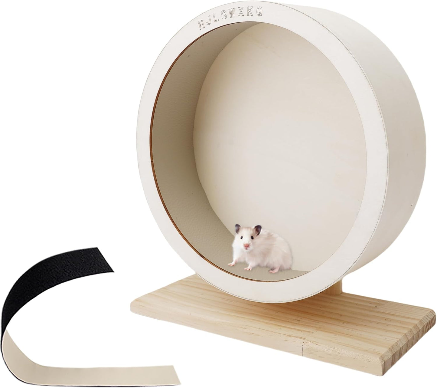 Rueda madera 16pulg silenciosa para chinchilla hámster