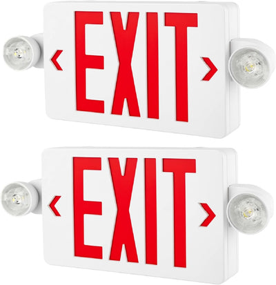 Señal LED emergencia con batería cETL para negocios