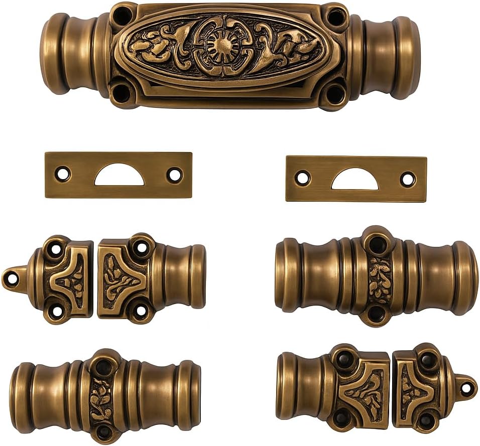 Perno cremona latón macizo 9ft estilo vintage puertas altas
