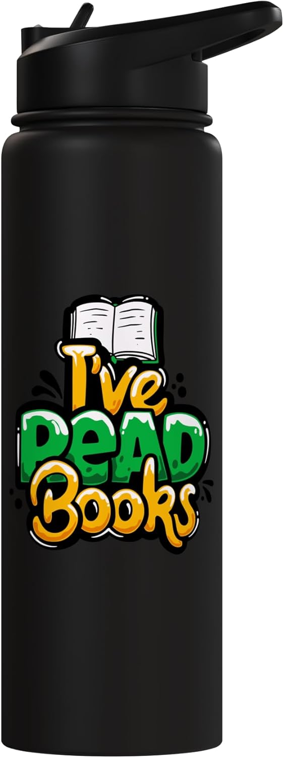Botella de agua aislada de acero inoxidable I've Read Books