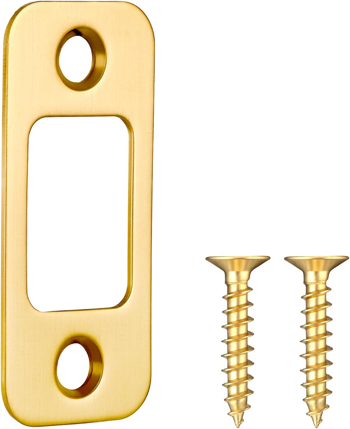 Placa golpeo puerta acero inox para puertas redondas