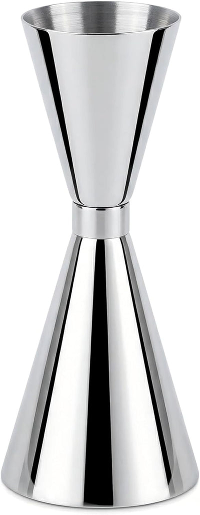 Jigger doble de acero inoxidable para medir alcohol estilo japonés